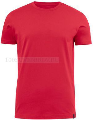 Фото Мужская футболка красная AMERICAN U для шелкографии, размер S