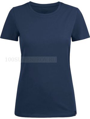 Фото Женская футболка синяя LADIES AMERICAN U, размер S