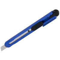Канцелярский нож ШЭРПИ под уф-печать, тампопечать, 15 х 3 х 1,4 см, ярко-синий