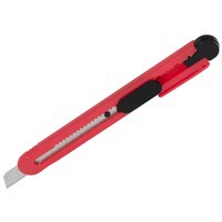 Канцелярский нож ШЭРПИ под уф-печать, тампопечать, 15 х 3 х 1,4 см, красный