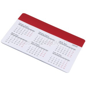 Фото Коврик для мыши Chart с календарем (красный)