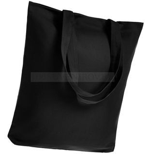 Фото Холщовая сумка черная AVOSKA с флексом