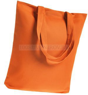 Фото Холщовая сумка оранжевая AVOSKA с шелкографией