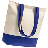 Картинка Холщовая сумка Shopaholic, ярко-синяя