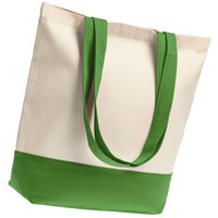 Фотография Холщовая сумка Shopaholic, ярко-зеленая, люксовый бренд Avoska