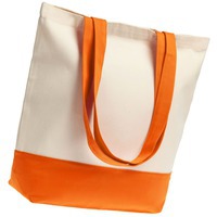 Фотка Холщовая сумка Shopaholic, оранжевая в каталоге Avoska