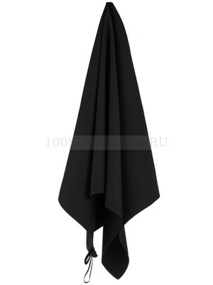 Фото Черное полотенце Atoll X-Large с вышивкой