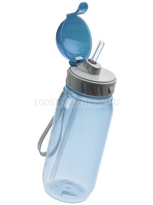 Фото Синяя бутылка из силикона для воды AQUARIUS