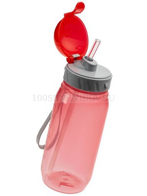 Фото Красная бутылка из силикона для воды AQUARIUS