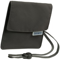 Фотография Маленькая сумка-органайзер для документов Global TA со шнурком на шею и RFID защитой, мировой бренд Samsonite