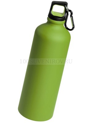 Фото Зеленая бутылка из алюминия для воды Al