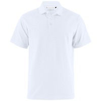 Рубашка поло мужская белая из хлопка NEPTUNE, XL