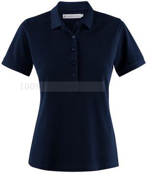 Фото Женская рубашка поло темно-синяя NEPTUNE, размер L