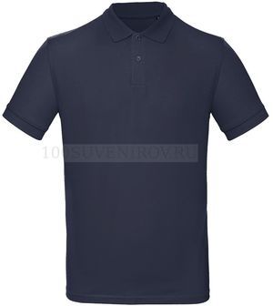 Фото Рубашка поло мужская Inspire, темно-синяя S «BNC»