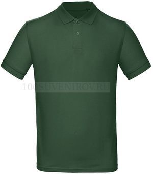Фото Рубашка поло мужская Inspire, темно-зеленая S «BNC»