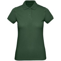Рубашка поло женская Inspire, темно-зеленая XS