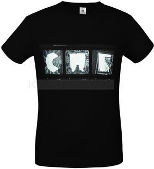Фото Черная футболка "НЕБО-ДУША", размер XS