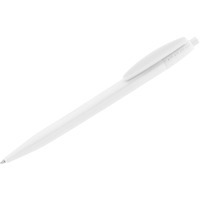 Ручка шариковая белая из пластика CHAMPION VER.2
