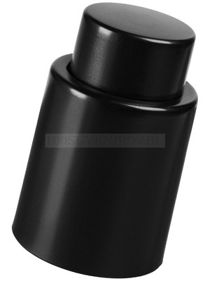 Фото Черная пробка из пластика для бутылки WINE KEEPER, вакуумная