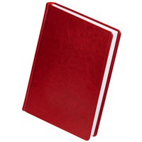 Ежедневник красный из кожи NEW NEBRASKA, датированный