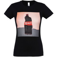 Фотография Футболка женская «Кола», черная M от модного бренда Принтэссенция