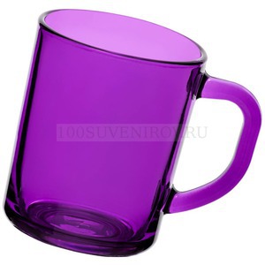 Фото Фиолетовая кружка из стекла ENJOY