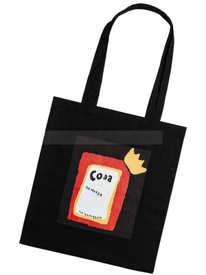 Фото Холщовая сумка черная "СОДА" для флекса