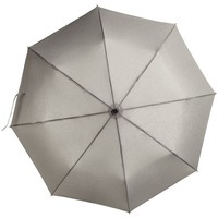 Зонт складной серый TRACERY с проявляющимся рисунком