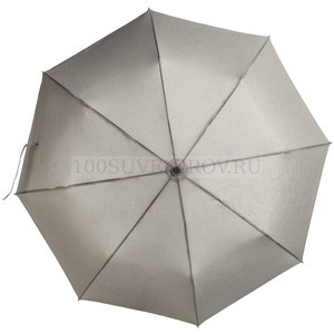 Фото Складной зонт серый TRACERY с проявляющимся рисунком