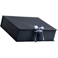 Коробка на лентах Tie Up, синяя и подарочные коробки