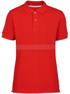 Фото Мужская рубашка поло красная VIRMA PREMIUM, размер S