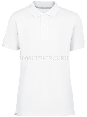 Фото Мужская рубашка поло белая VIRMA PREMIUM, размер S