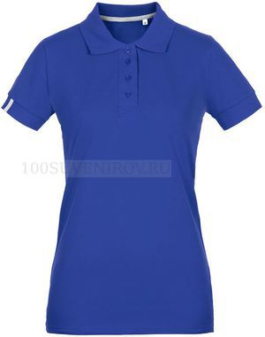 Фото Женская рубашка поло ярко-синяя VIRMA PREMIUM LADY, размер L