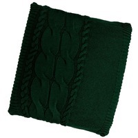 Подушка зеленая из шерсти STILLE