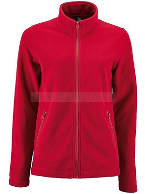 Фото Женская куртка красная NORMAN для вышивки, размер S