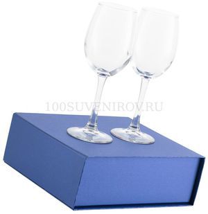 Фото Синий набор из стекла бокалов для вина WINE HOUSE