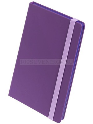 Фото Фиолетовый блокнот из кожи SHALL