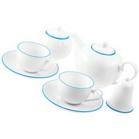 Чайный набор Service на 2 персоны: чашки, блюдца, чайник