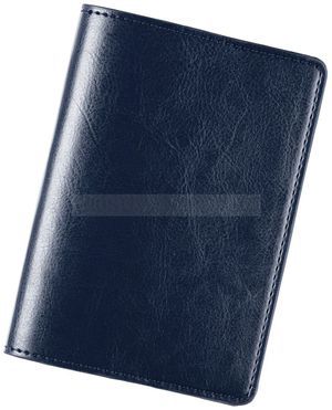 Фото Синяя обложка из кожи для паспорта NEBRASKA