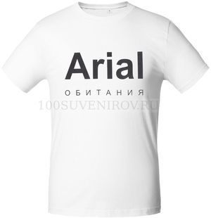 Фото Белая футболка ARIAL обитания, размер S