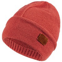 Красная вязаная шапка Greta, красная (коралловая)