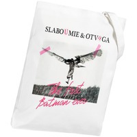 Фотография Холщовая сумка «Слабоумие и отвага», молочно-белая, магазин Соль
