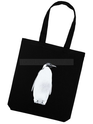 Фото Холщовая сумка черная Like a Penguin