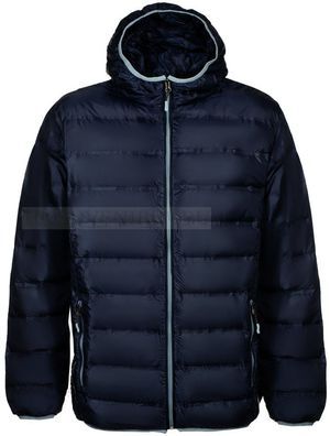 Фото Пуховая куртка темно-синяя TARNER COMFORT с вышивкой, размер S