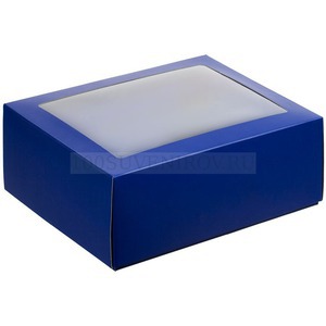 Фото Синяя коробка с окном INSIGHT