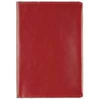 Обложка красная из кожи для паспорта APACHE