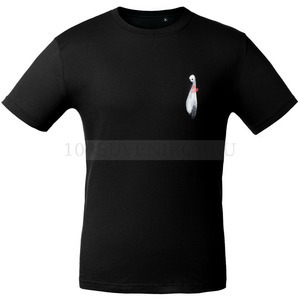 Фото Мужская футболка черная Ghost of Love, размер S