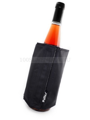 Фото Охладитель-чехол для бутылки вина или шампанского Cooling wrap «Pulltex» (черный)