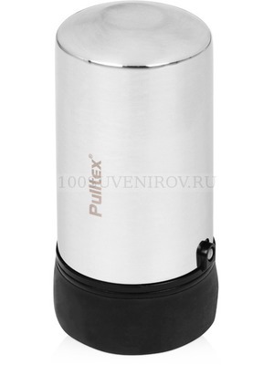 Фото Вакуумный насос-пробка для вина Vacuum «Pulltex» (серебристый)