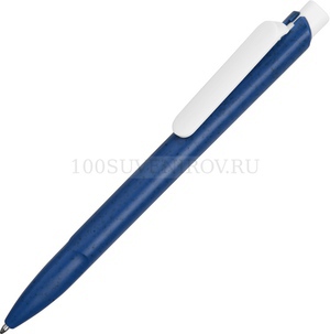 Фото Шариковая ручка синяя из пластика ECO W из пшеничной соломы